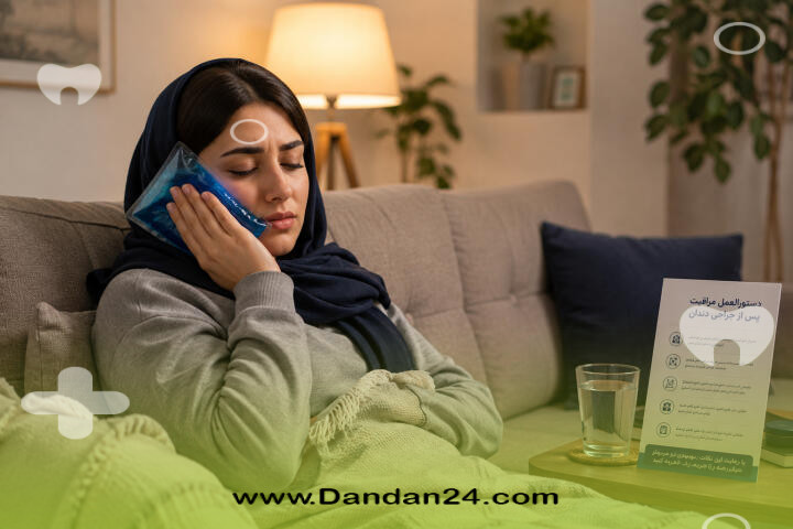 اقدامات لازم بعد از کشیدن دندان عقل
