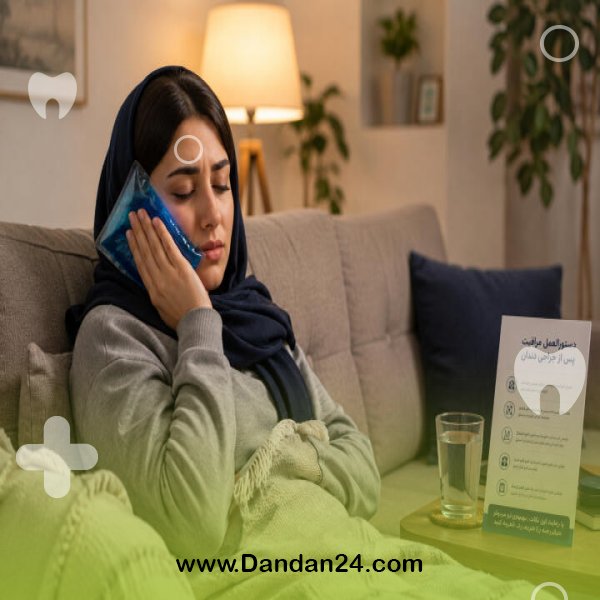 اقدامات لازم بعد از کشیدن دندان عقل
